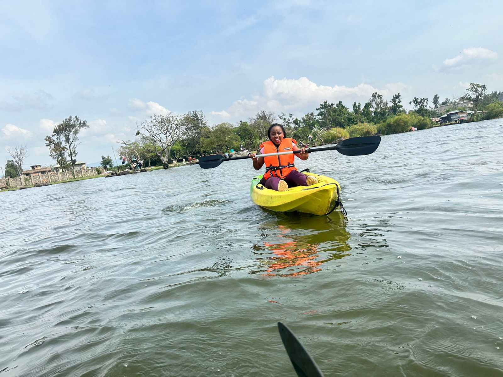 Kayaking on Lake Victoria: kayaking in Dunga, Lake Victoria, Kisumu County, Kenya